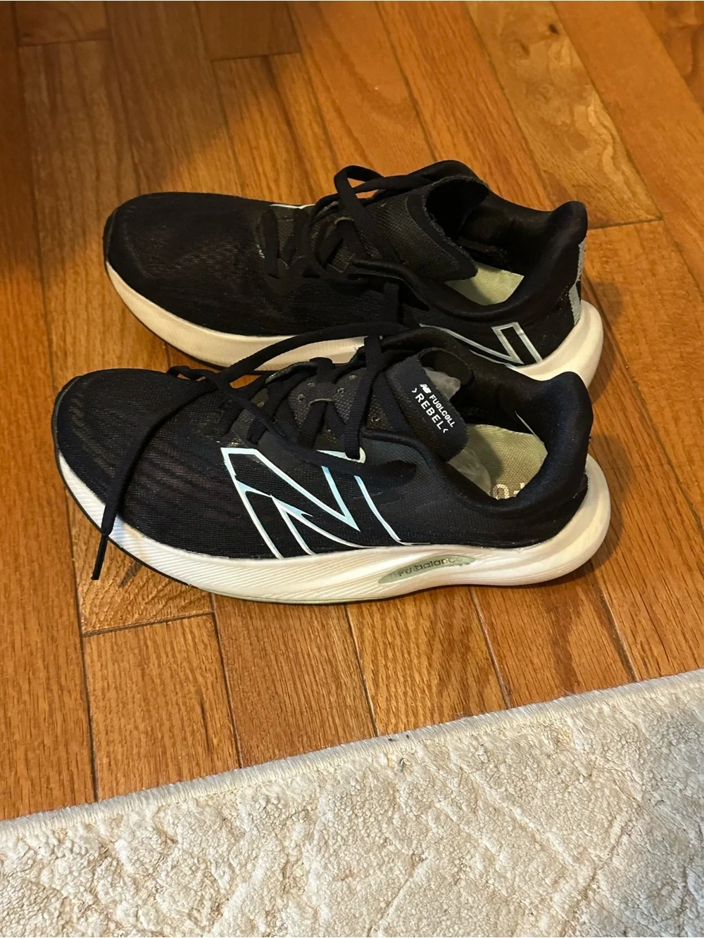 New Balance FuelCell Rebel Black Athletic Sneakers